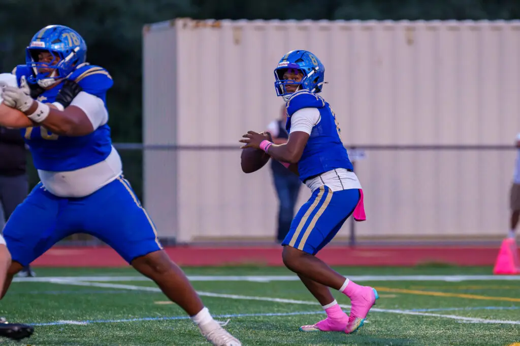 Kahden Davis - Shore Sports Insider Donovan Catholic quarterback Kahden Davis (Photo by Patrick Olivero) - Kahden Davis