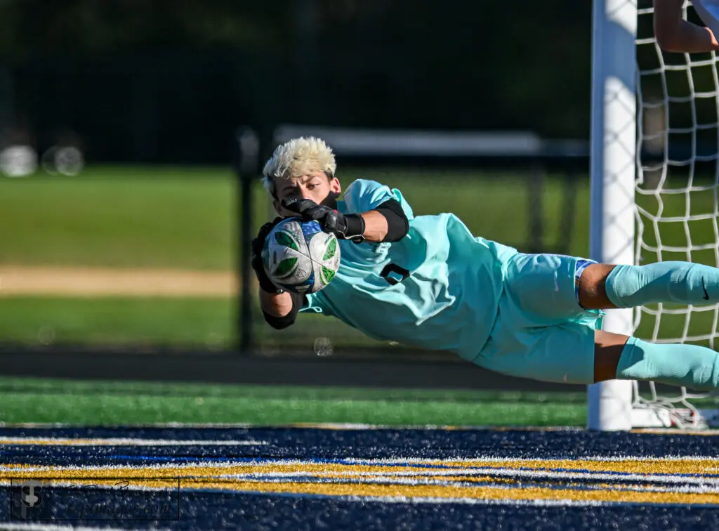 TR East Connor Minelli - Shore Sports Insider Toms River East sophomore goalkeeper Connor Minelli. (Photo: Tom Smith | tspsportsimages.com) - TR East Connor Minelli