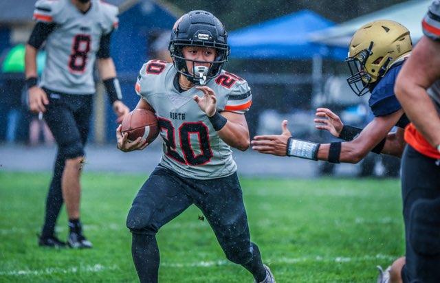 Middletown North's Shane Volante leads the Lions in rushing during their 4-0 start. (Photo by JerseyPics.com) - Shane Volante