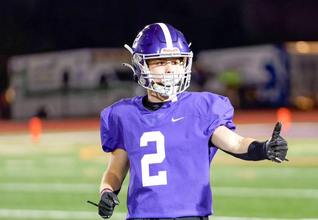 Rumson-Fair Haven senior wide receiver Nick Thomas. (Bob Badders | rpbphotography.com)