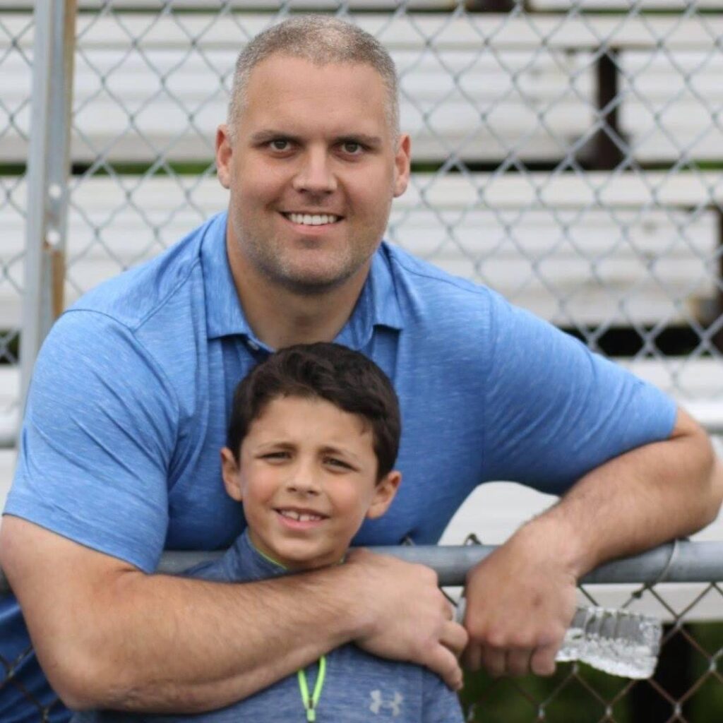 Dax Klein was a fixture on the sidelines when his father, Donnie Klein, was an assistant at Manasquan and The College of New Jersey.  - Donnie Klein Manasquan