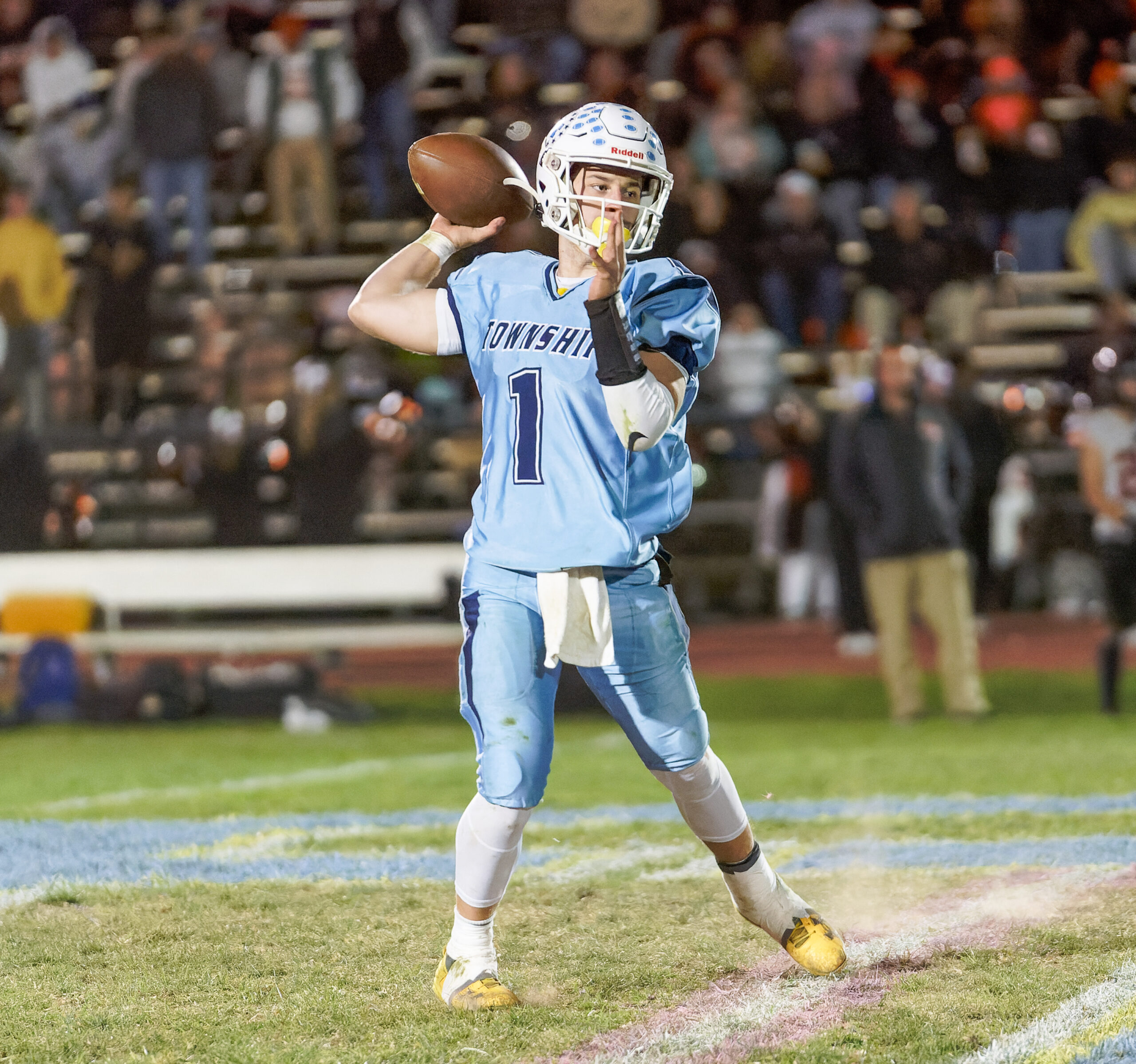 Freehold Township senior quarterback Nick Cardone. (Bob Badders | rpbphotography.com). - Nick Cardone, Freehold Township football