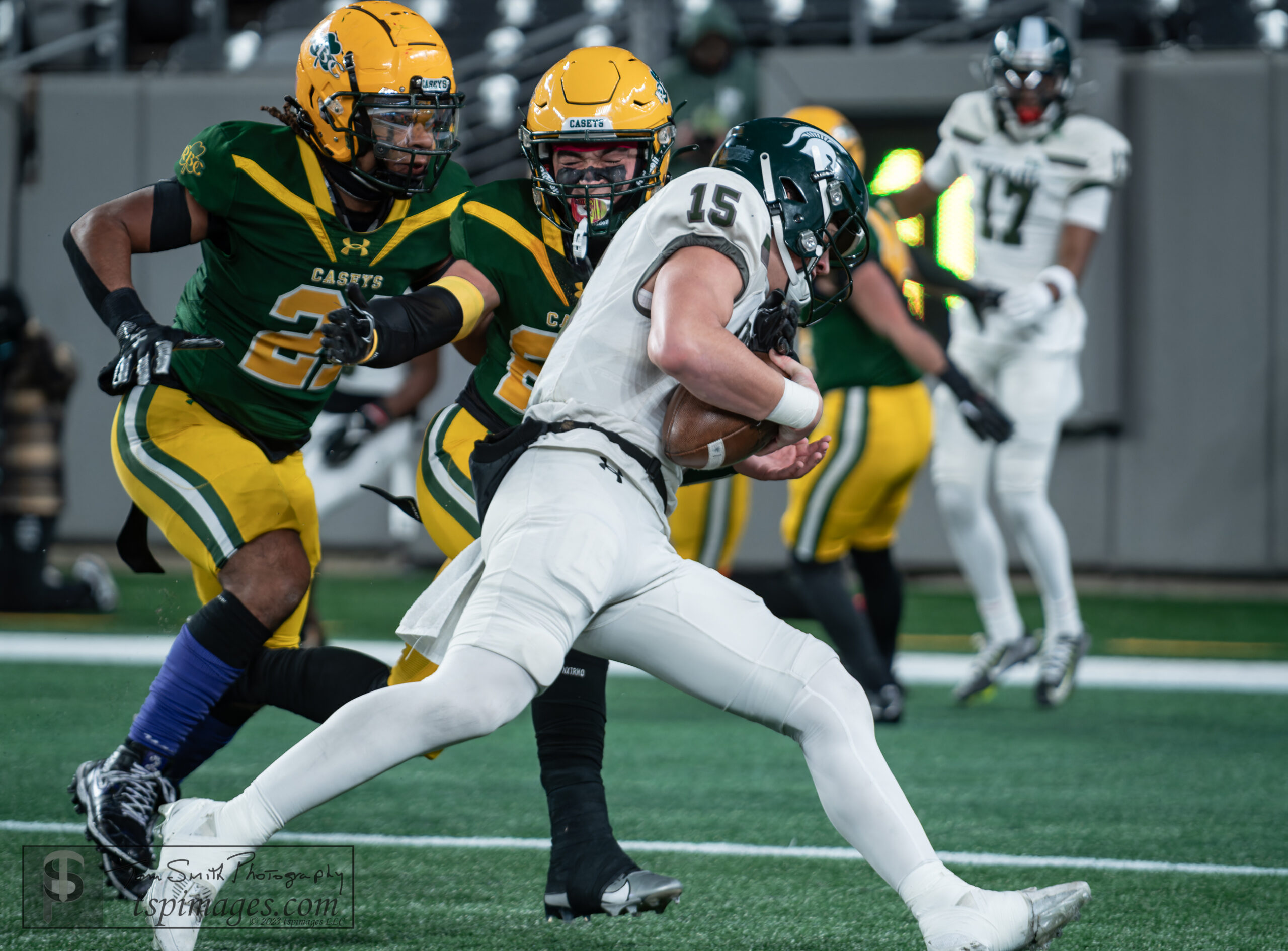 DePaul junior quarterback Derek Zammit has thrown for 2,061 yards and 28 touchdowns for the top-seeded Spartans. (Tom Smith | tspsportsimages.com). - Derek Zammit, DePaul football