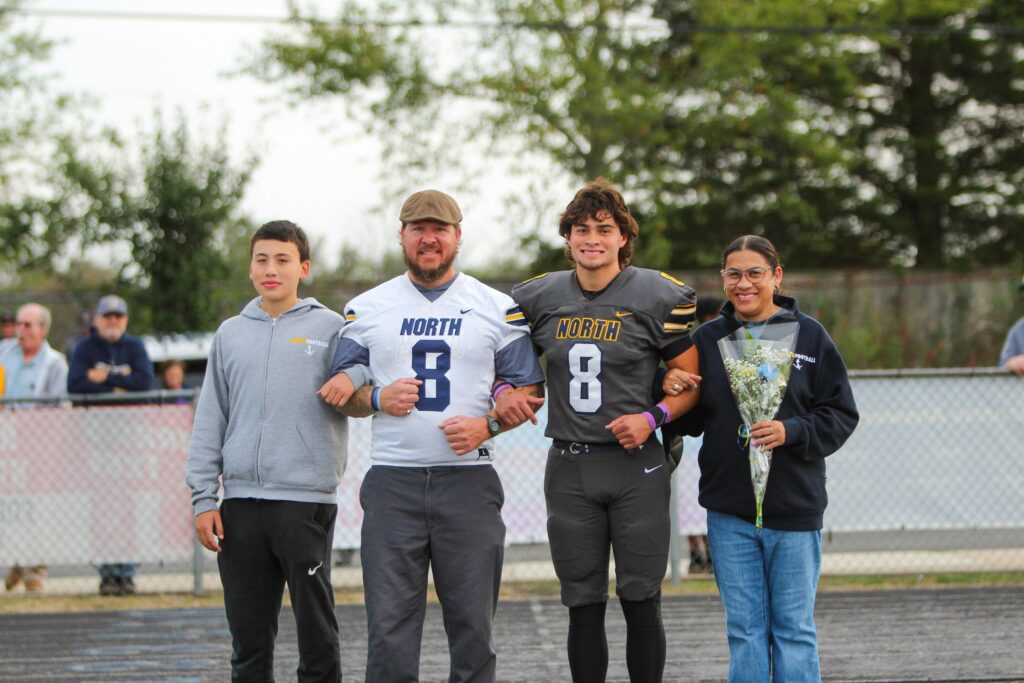 Toms River North's T.J. Valerio and his family. (Photo courtesy of T.J. Valerio)  - TJ Valerio Toms River North