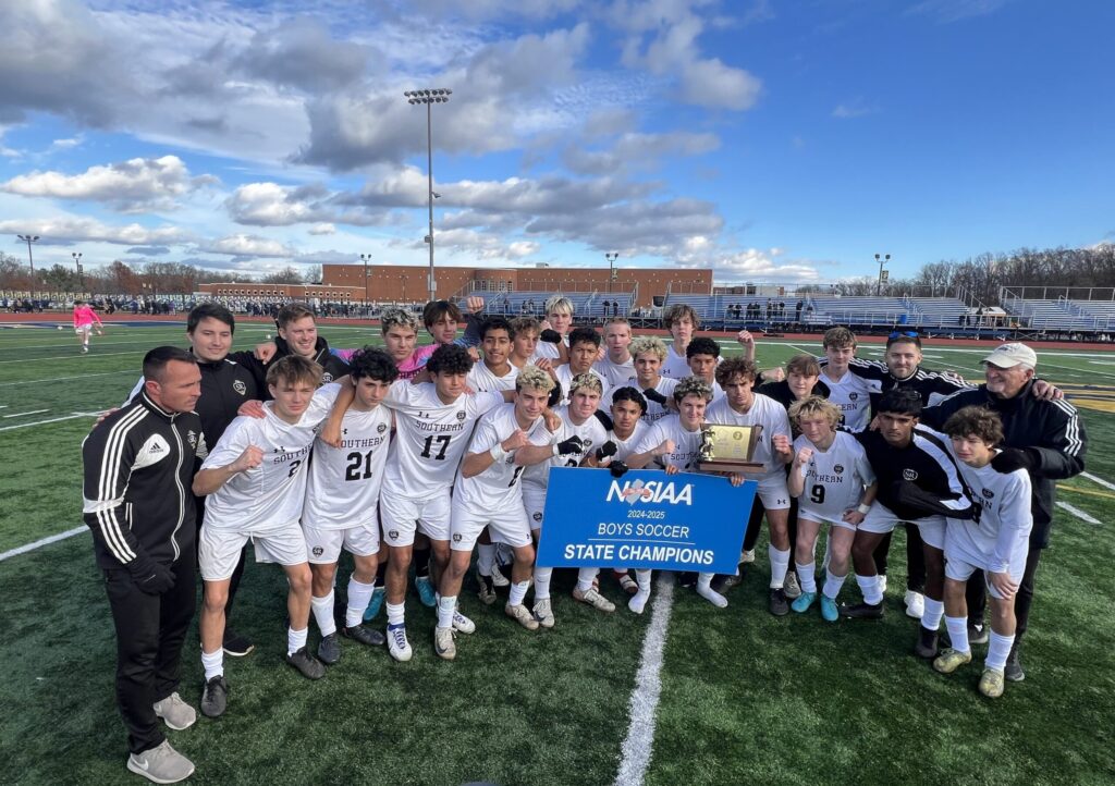 Southern celebrates its first ever Group IV championship. (Photo: Matt Manley) - Southern Group 4 Champs