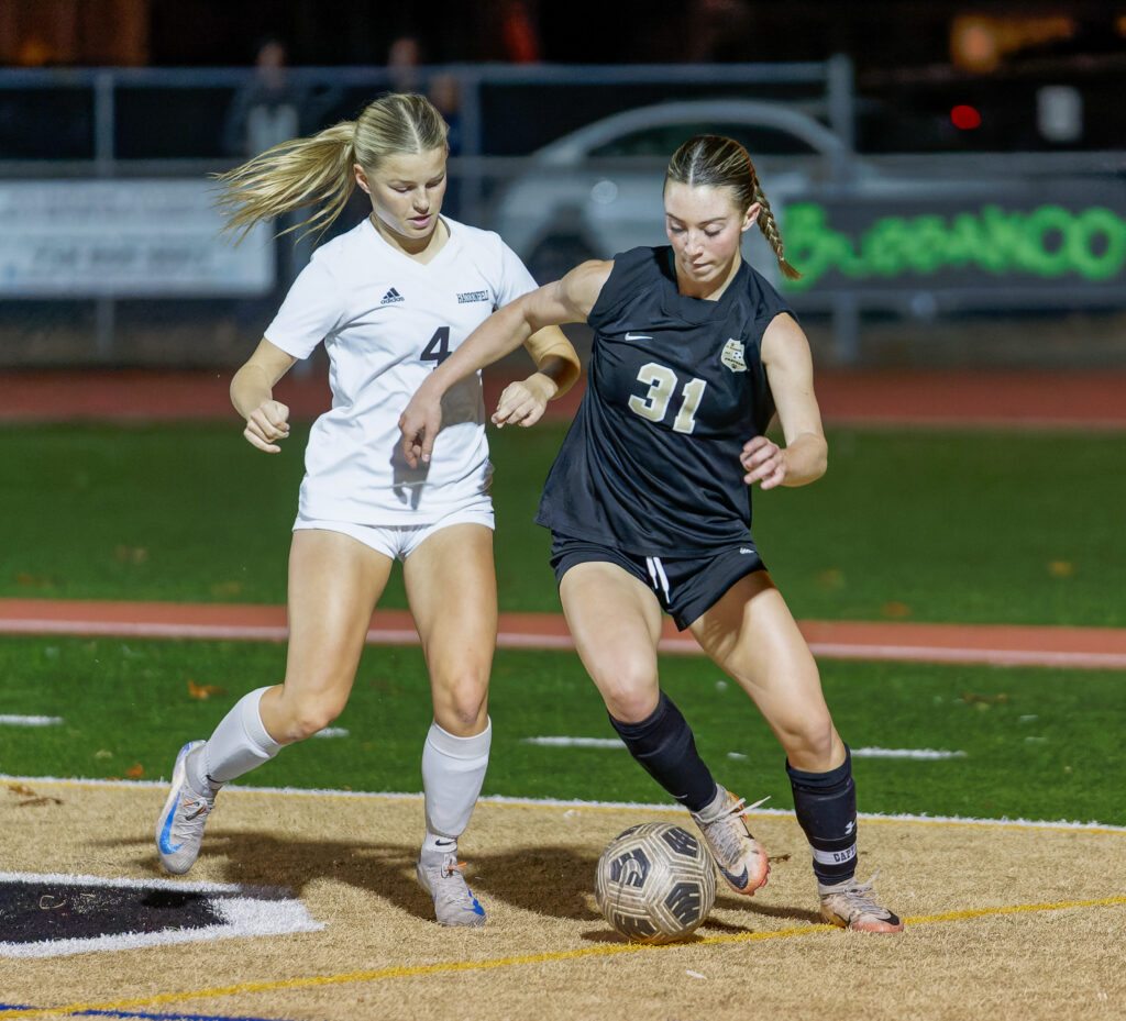 Point Boro senior Abby Hanemann had two assists during the Panthers' 4-0 win over Haddonfield in the NJSIAA Group 2 semifinals. (Bob Badders | rpbphotography.com) - Abby Hanemann, Point Boro girls soccer