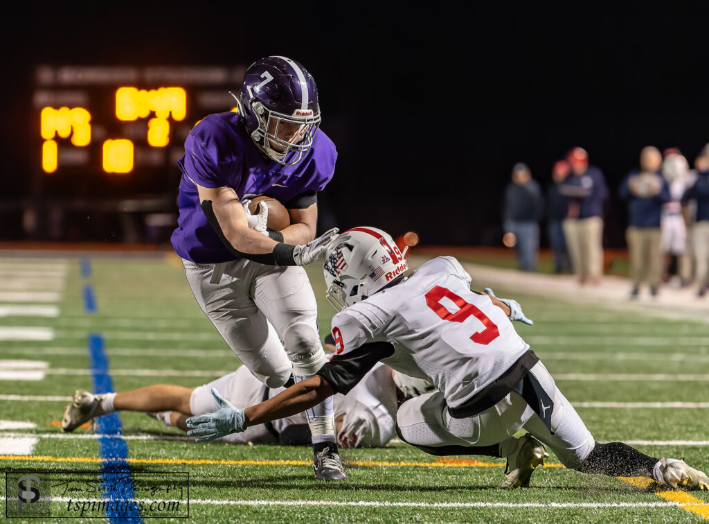 Junior Kellen Murray had 158 yards rushing and a touchdown in Rumson's win. (Photo by Tom Smith/tspsportsimages.com)  - Kellen Murray Rumson