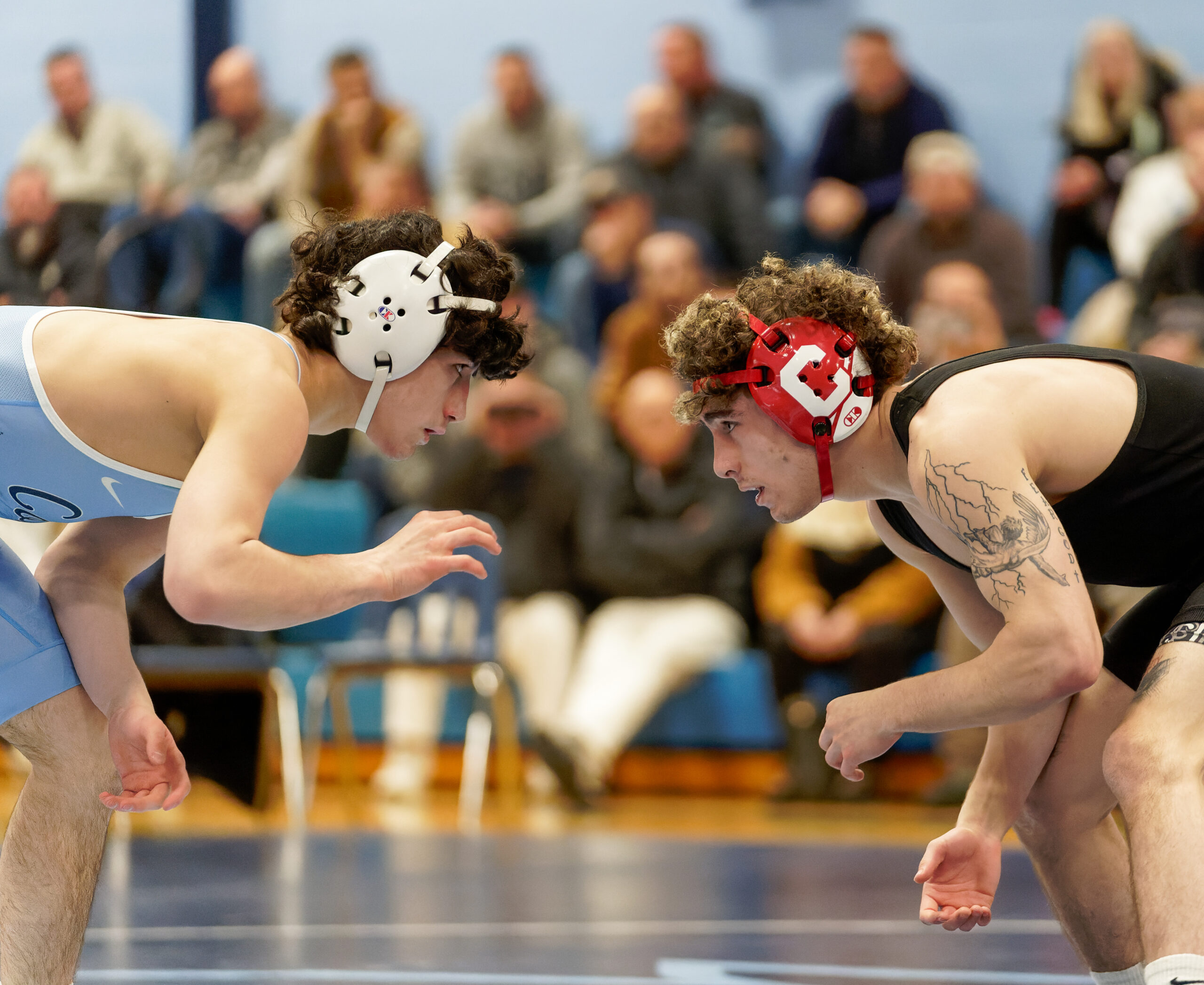 St. John Vianney's Anthony Knox vs. CBA's Paul Kenny. (Bob Badders | rpbphotography.com) - Anthony Knox vs. Paul Kenny