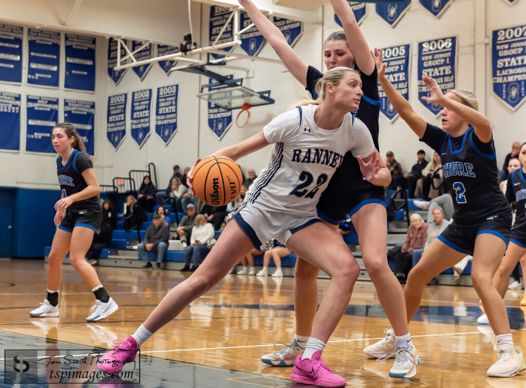 Sophomore Ashley Kreiger scored a career-high 25 points against Shore on 1/6/25. Photo by Tom Smith - Ranney Ashley Kreiger