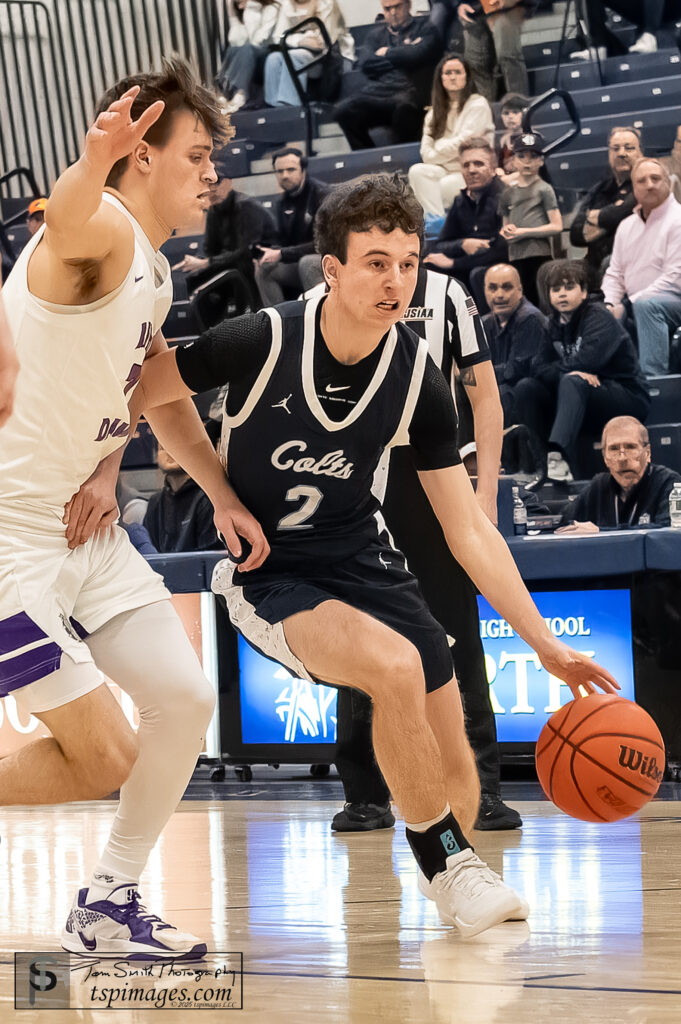 CBA guard Charlie Marcoullier tied for the team high with 10 points to help the Colts reach their first SCT final in nine years. (Photo by Tom Smith/tspsportsimages.com) - Charlie Marcoullier