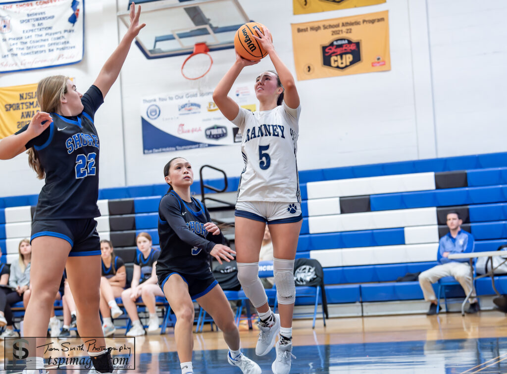 Michelle Steele against Shore Regional on 1/6/25. Photo by Tom Smith - Ranney Michelle Steele