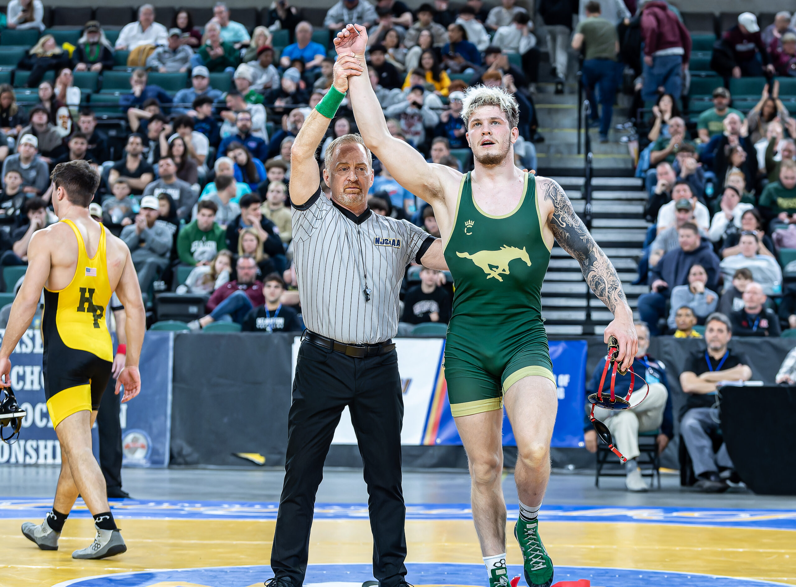 (Photo by Tom Smith | tspsportsimages.com)  - Harvey Ludington, Brick Memorial Wrestling