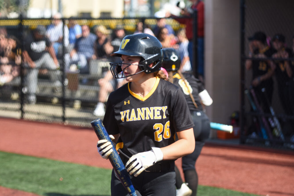 Utter - SJV - Shore Sports Insider Brynn Utter hit a two-run homerun in the 4th inning for SJV against RBC. Photo by Nick Doll - Utter - SJV