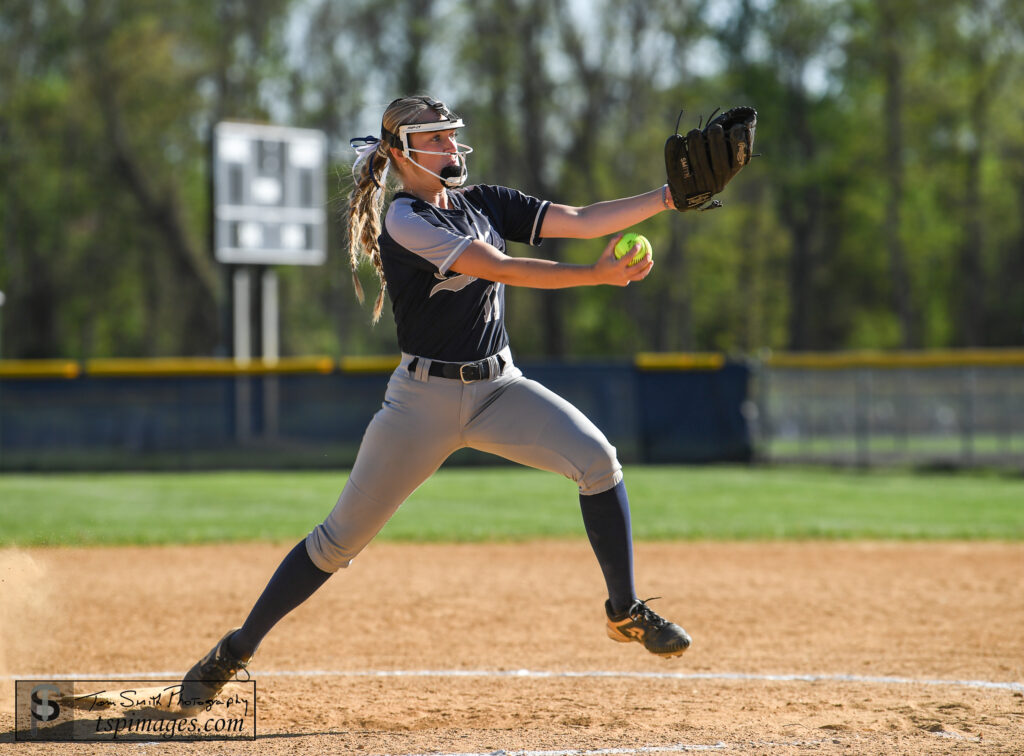 MS Riley Smith 3 - Shore Sports Insider Riley Smith struck out 13 batters in a 1-0 win over Holmdel on 4/28/25. Photo by Tom Smith - MS Riley Smith 3