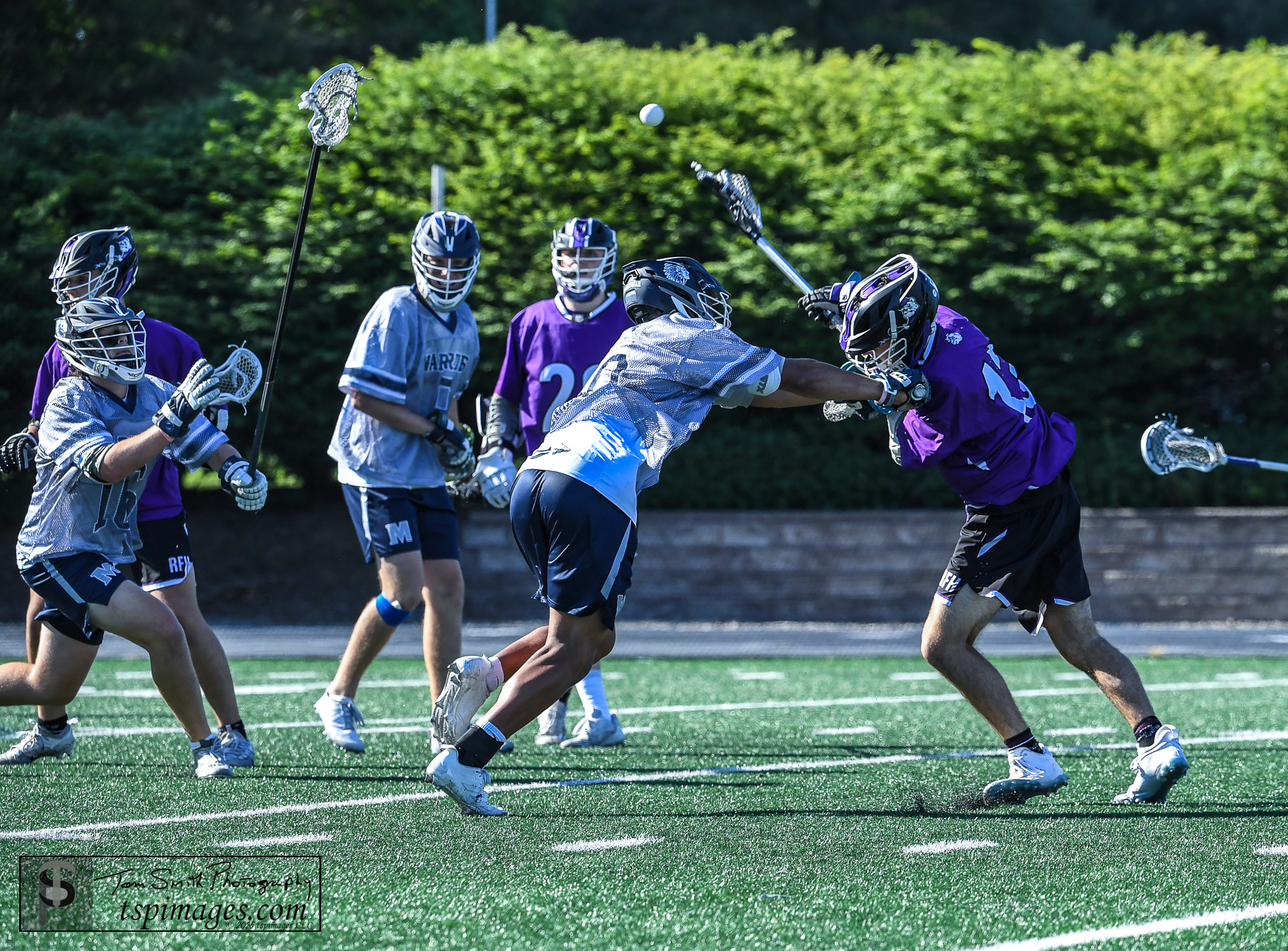 Joseph Whitehouse, Rumson-Fair Haven boys lacrosse - Shore Sports Insider Junior midfielder Joseph Whitehouse scores the game-winning goal to when Rumson-Fair Haven rallied for a 15-14 overtime victory over Manasquan to win the 2025 Shore Conference boys lacrosse championships. (Photo credit: Tom Smith | tspsportsimages.com) - Joseph Whitehouse, Rumson-Fair Haven boys lacrosse