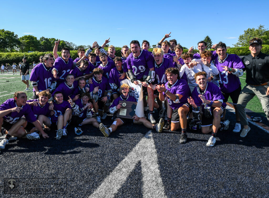 Rumson-Fair Haven 2025 Boys Lacrosse Shore Conference Tournament champions Photo credit: Tom Smith | tspsportsimages.com