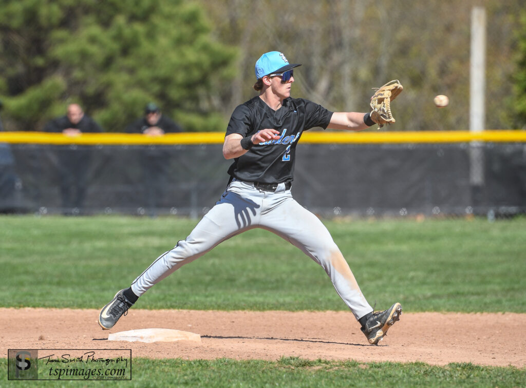 TRE Matthew Ferrara - Shore Sports Insider Toms River East senior Matt Ferrara in action at Brick Memorial in April. (Photo: Tom Smith | tspsportsimages.com) - TRE Matthew Ferrara