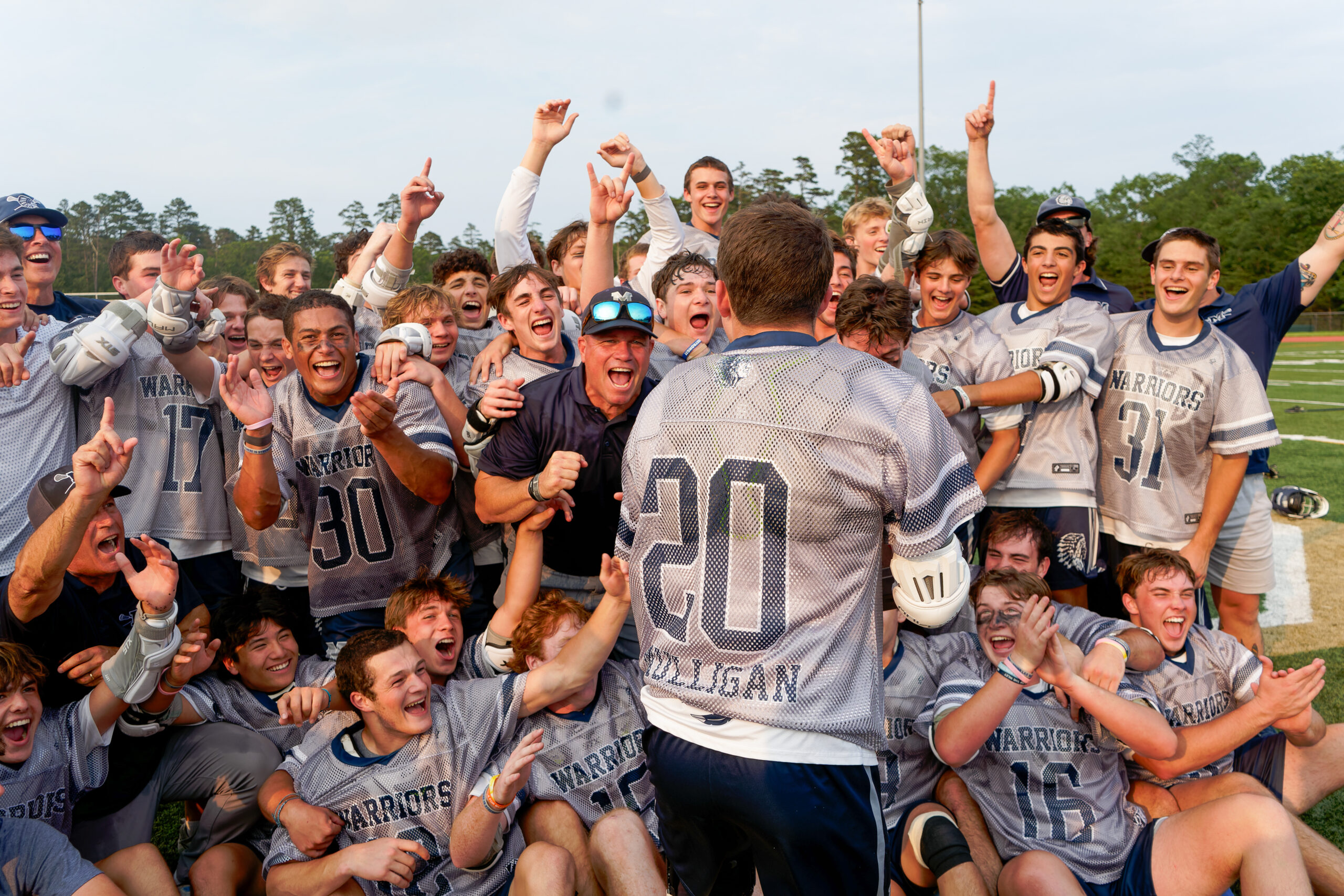Manasquan boys lacrosse 2025 Group 2 state champs - Shore Sports Insider Manasquan senior Casey Mulligan is the first to hold the 2025 Group 2 state championship trophy. (Bob Badders | rpbphotography.com) - Manasquan boys lacrosse 2025 Group 2 state champs