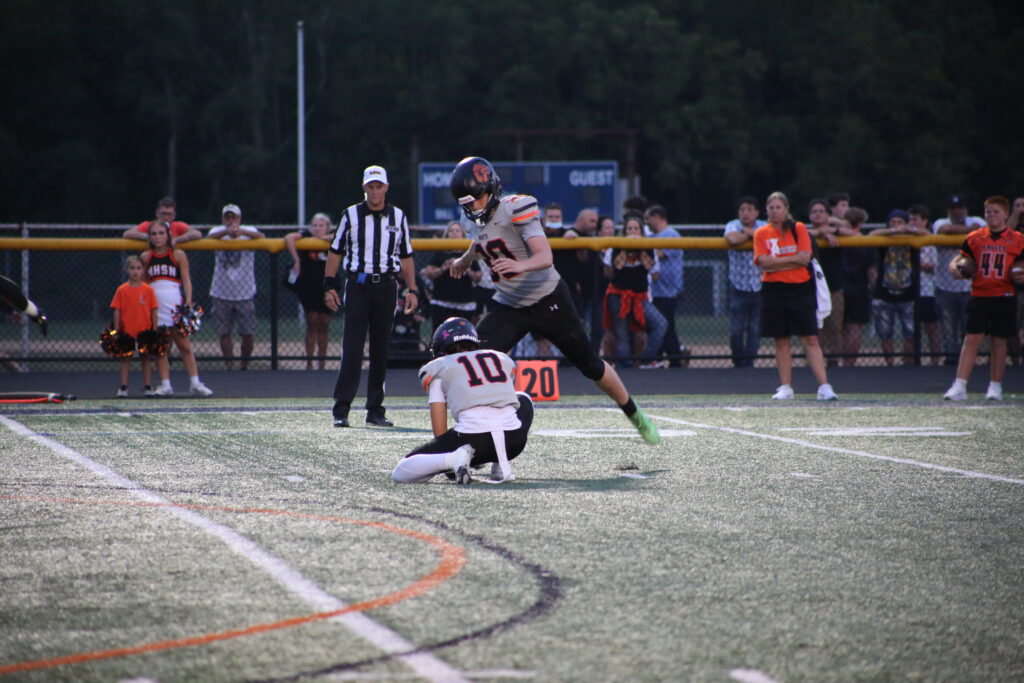 Seamus Montague - Shore Sports Insider Middletown North kicker Seamus Montague. (Photo by Steve Meyer) - Seamus Montague