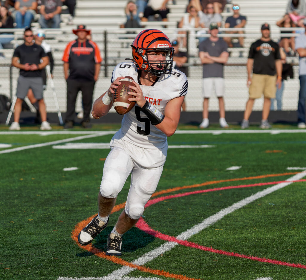 Jack Haviland Barnegat - Shore Sports Insider Barnegat senior quarterback Jack Haviland earned Class C South Offensive Player of the Year honors from the coaches. (Photo by Bob Badders | rpbphotography.com) - Jack Haviland Barnegat