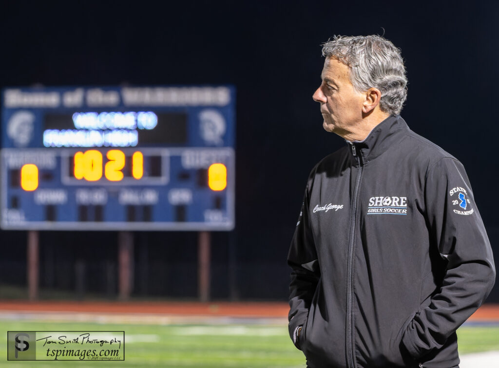 George Moutis - Shore Sports Insider During the Shore vs Verona NJSIAA G1 Championship Soccer Match at the Franklin HS Turf Field in Sommerset, New Jersey. 11/23/25 Photo Credit: Tom Smith | tspsportsimages.com - George Moutis