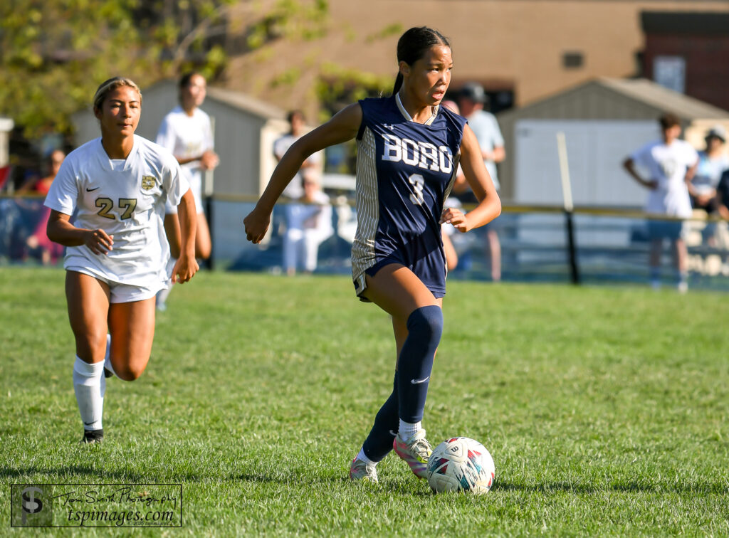FB Mandi Guo 2 - Shore Sports Insider During the Freehold Borough vs Pt Pleasant Borough Shore Conference Soccer Match at the Freehold Boro HS Soccer Field in Freehold, New Jersey. 9/11/25 Photo Credit: Tom Smith | tspsportsimages.com - FB Mandi Guo 2