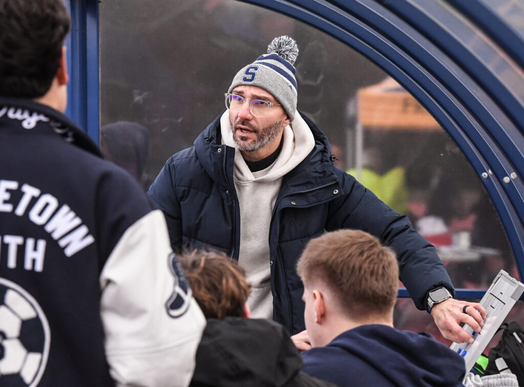 Midd South vs Ramapo - Shore Sports Insider Middletown South coach Dan Riverso. (Photo: Tom Smith | tspsportsimages.com) - Midd South vs Ramapo