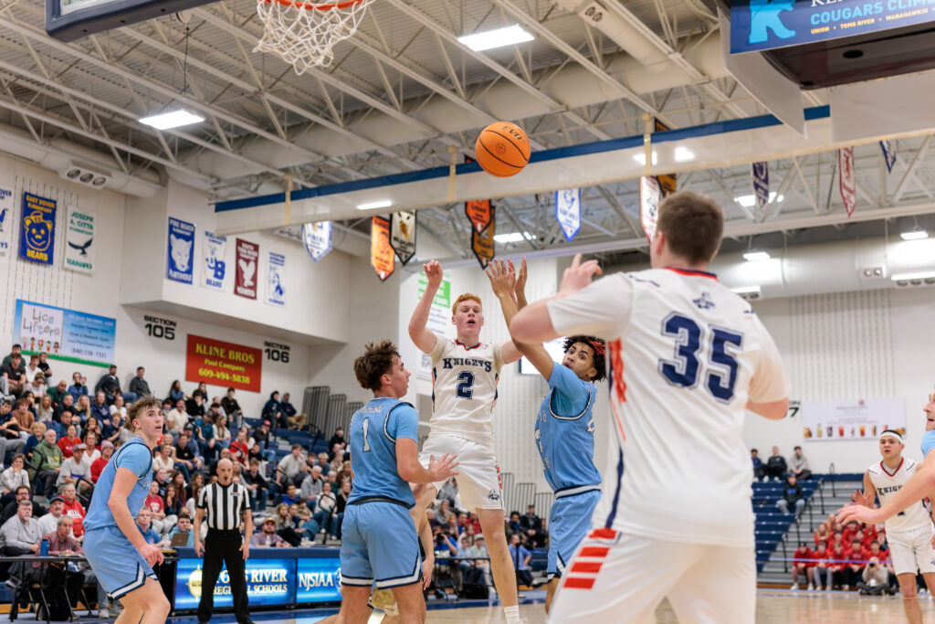 Photos from 2025 Kevin Williams Christmas Classic Basketball Tournament - Shore Sports Insider Wall's Brian McKenna (#2) played a strong all-around game to earn MVP honors at the Kevin Williams Christmas Classic. (Photo by Patrick Olivero) - Photos from 2025 Kevin Williams Christmas Classic Basketball Tournament