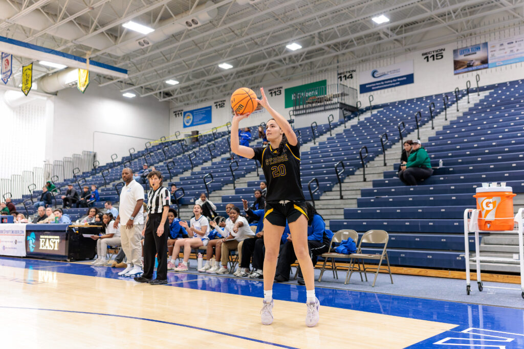Brooke Missry - Shore Sports Insider Brooke Missry knocked down five 3-pointers against Teaneck in the KWCC Showcase. 12/29/25 Photo by Patrick Olivero - Brooke Missry