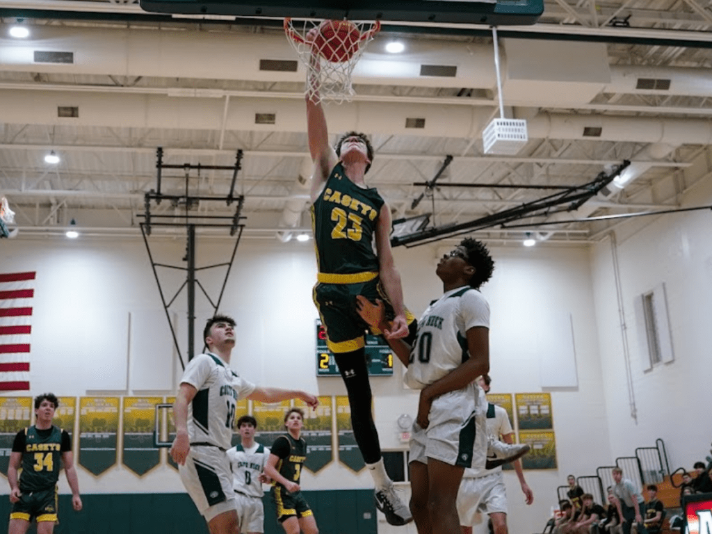 RBC- Tyler Hager - Shore Sports Insider RBC's Tyler Hager throws down a dunk (Photo by @LuchIntronaVisuals) - RBC- Tyler Hager
