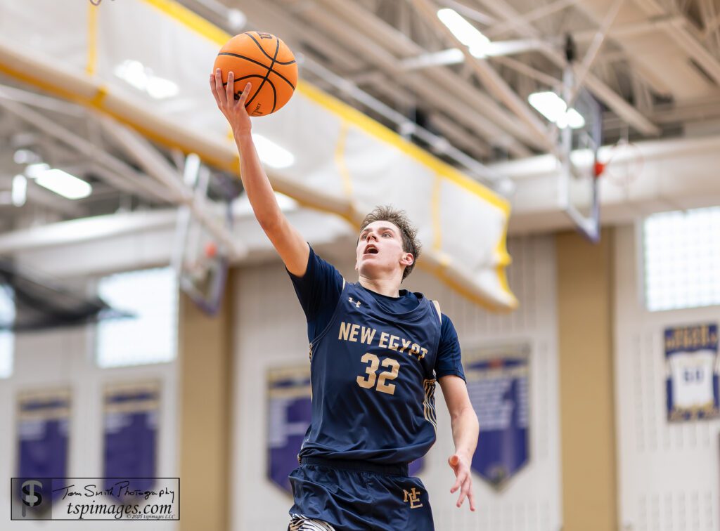 New Egypt vs Thrive - Shore Sports Insider New Egypt senior Nolan Arnold. (Photo: Tom Smith | tspsportsimages.com) - New Egypt vs Thrive