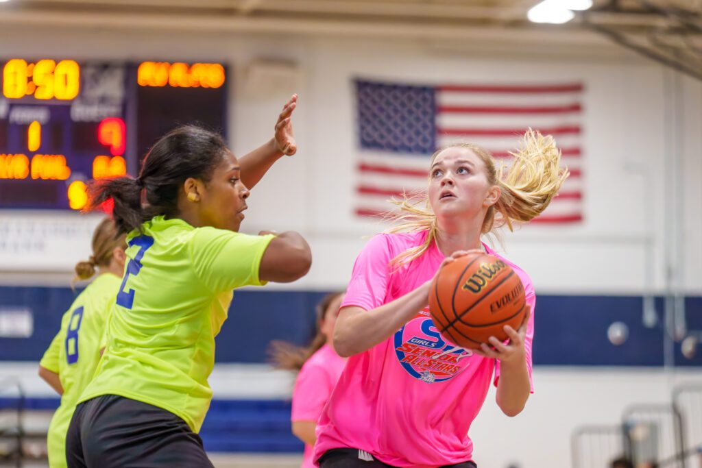 Sophie Smith finished with 20 points in the Senior All-Star Game at Manasquan. 3/26/26 Photo by Patrick Olivero - SSI_Girls_Basketball_SCT_AllStars_6pm_Game_3-26-26-12