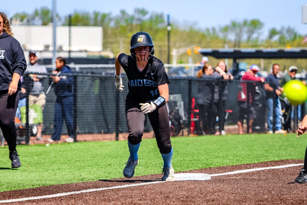 Kylie Paladino hit two home runs in the opening round of the OCT at Adventure Crossing. 4/18/26 Photo by Samantha Mayer - Kylie Paladino