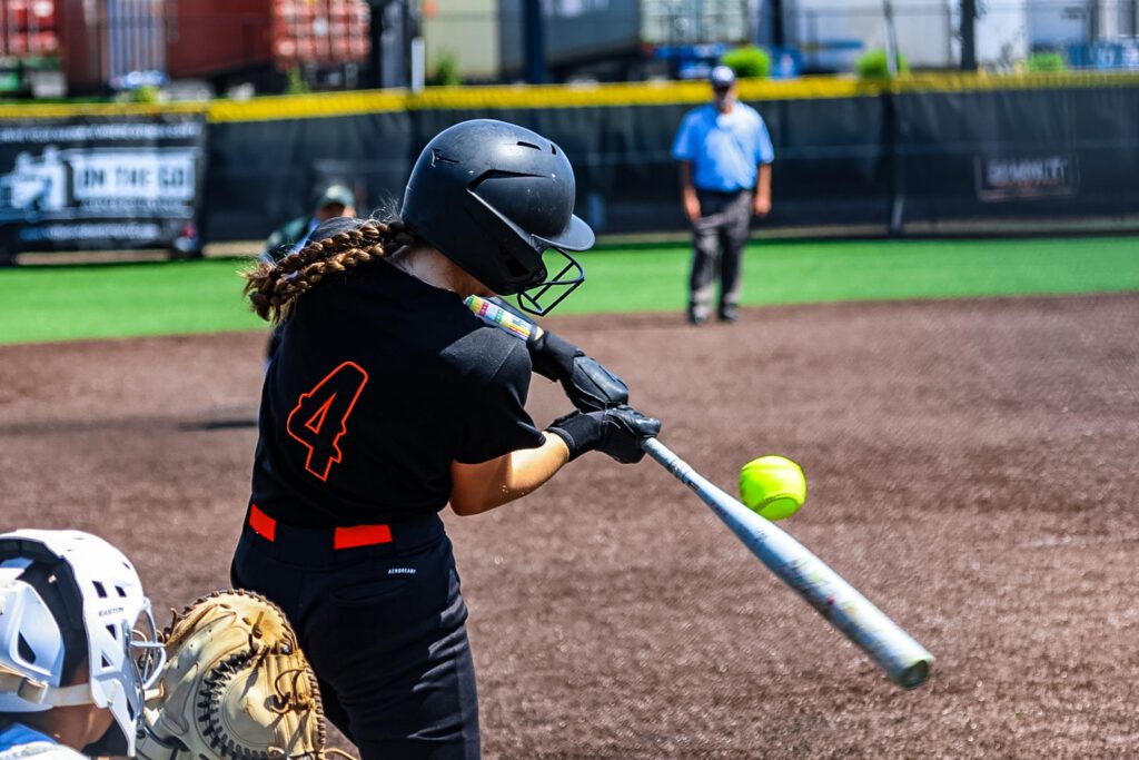 Brooke Rizzo drove in the tying run on a sac-fly against Pinelands in the second-round of the OCT. 4/18/26 Photo by Samantha Mayer - Brooke Rizzo