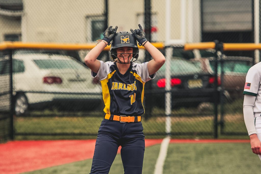 Savannah Joy hit a triple in the 10th inning to give Marlboro a 3-1 lead over RBC. 4/28/26 Photo by Samantha Mayer - Savannah Joy