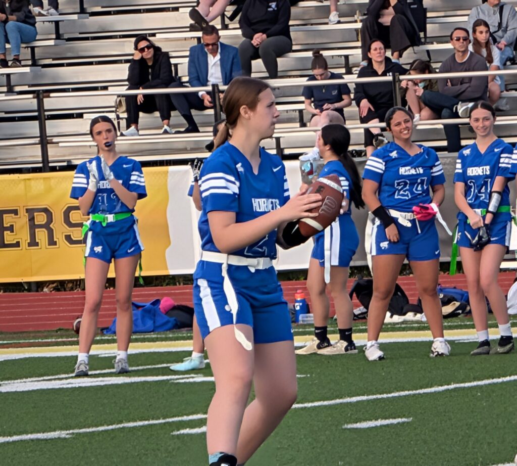 Claire Gillespie Holmdel - Shore Sports Insider Holmdel quarterback Claire Gillespie (Photo by Scott Stump) - Claire Gillespie Holmdel