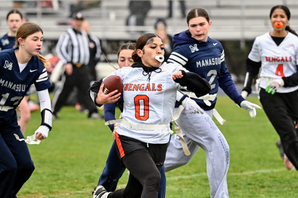 Jayneese Viera Barnegat - Shore Sports Insider Senior Jayneese Viera is another playmaker in Barnegat's group of wide receivers. (Photo by Sean Dettlinger) - Jayneese Viera Barnegat