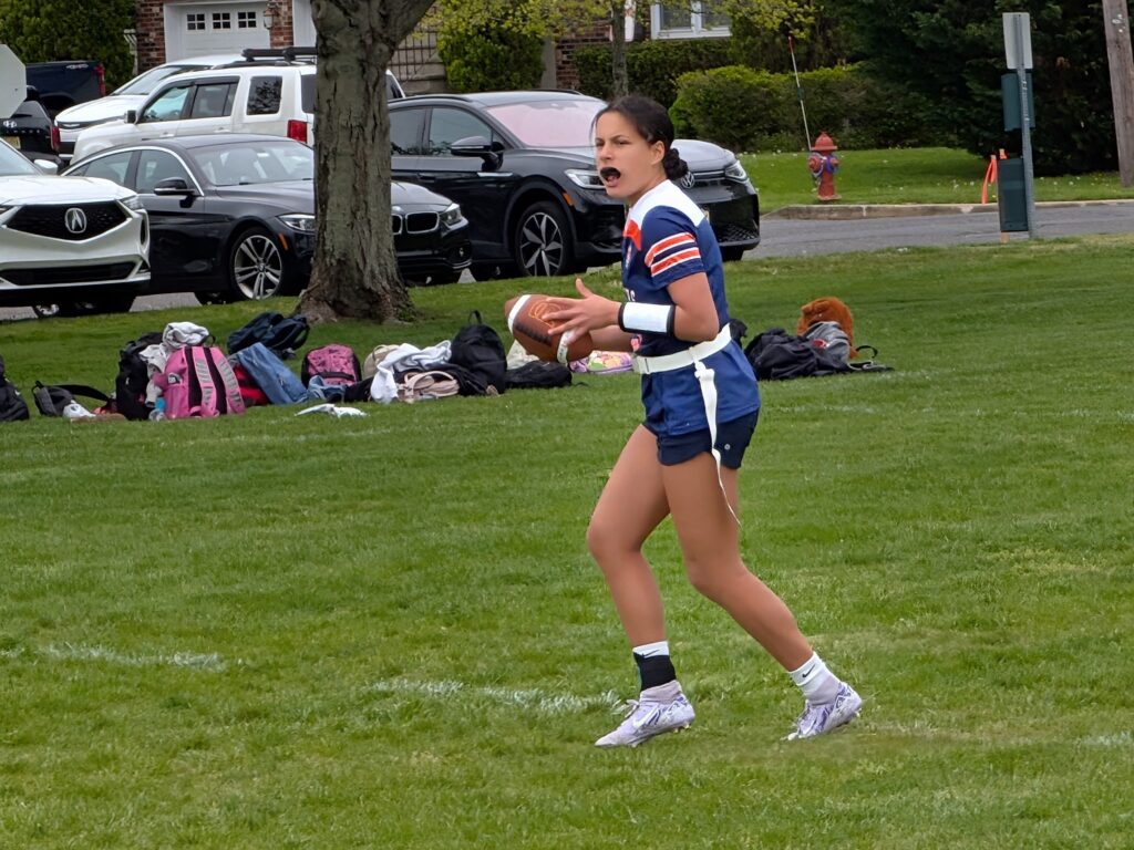 Sonia Derosa Trinity Hall - Shore Sports Insider Trinity Hall sophomore QB Sonia DeRosa (Photo by Scott Stump) - Sonia Derosa Trinity Hall