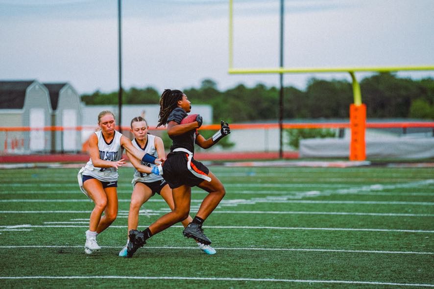 Barnegat sophomore wideout Syrah Holmes (Photo by luch.visualz) - Barnegat Syrah Holmes