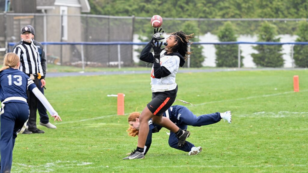 Barnegat wide receiver Syrah Holmes (Photo by Sean Dettlinger)  - Syrah Holmes