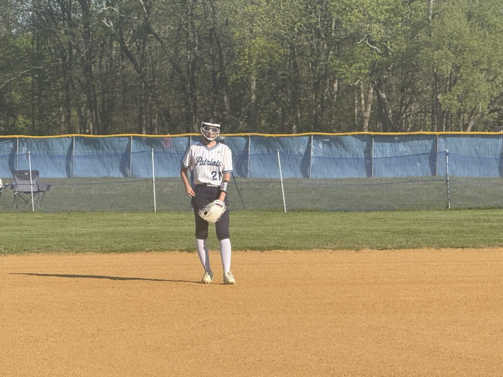 Francesca Svoboda - Shore Sports Insider Francesca Svoboda ended No. 9 Holmdel's rally in the 7th inning with a double-play off a line-drive. 5/4/26 Photo by Nick Lowe - Francesca Svoboda