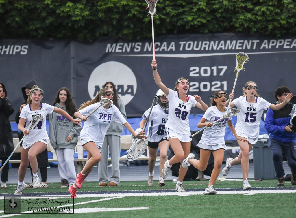 Rumson-Fair Haven celebrates winning the Shore Conference Tournament (Photo: Tom Smith | tspsportsimages.com) - Rumson SCT Celebration