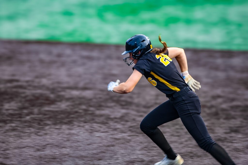 Brynn Utter drove in the game winning run in the 6th inning in the Group A Championship at Ivy Hill Park 6/10/26 Photo by Samantha Mayer - 1G0A1398