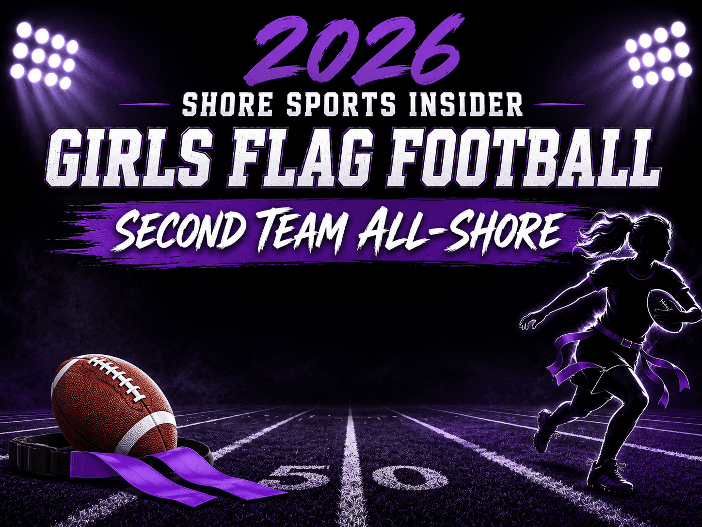 2026 Shore Sports Insider All-Shore Girls Flag Football Second Team - Shore Sports Insider